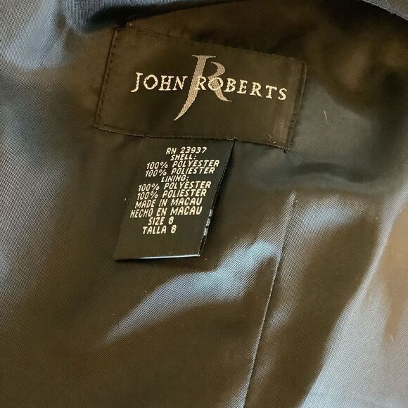 John Roberts Sleeveless Polka Dot Dress - Picture 7 of 7